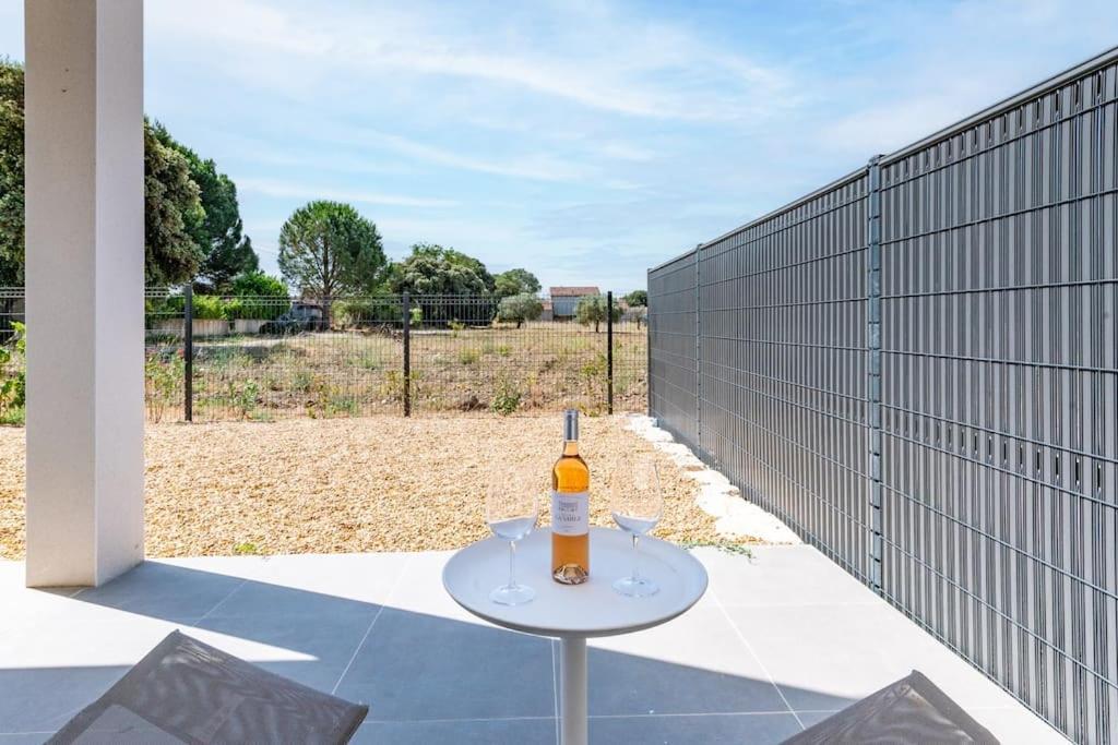 ☆ Blue Provencal Appartement ☆ Morieres-les-Avignon Eksteriør bilde